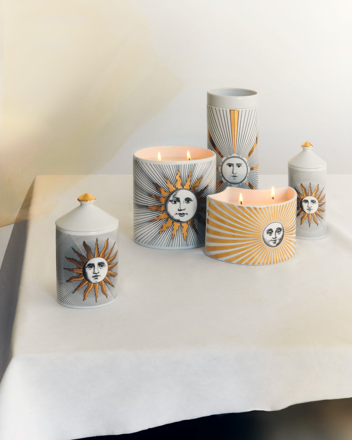 Fornasetti SE POI Scented Candle - Soli Décor - Immaginazione Fragrance - Milk Concept Boutique