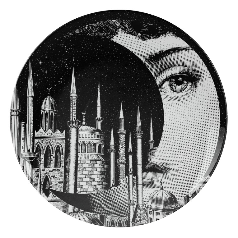 Fornasetti Wall Plate T&V 406 - Milk Concept Boutique