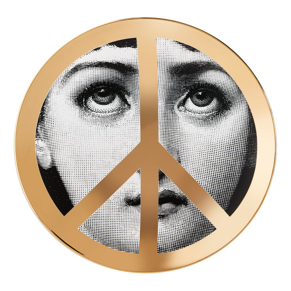 Fornasetti  wall plate T&V 404 gold - Milk Concept Boutique