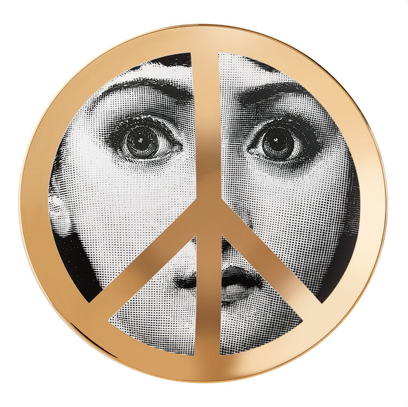 Fornasetti  wall plate T&V 405 gold - Milk Concept Boutique