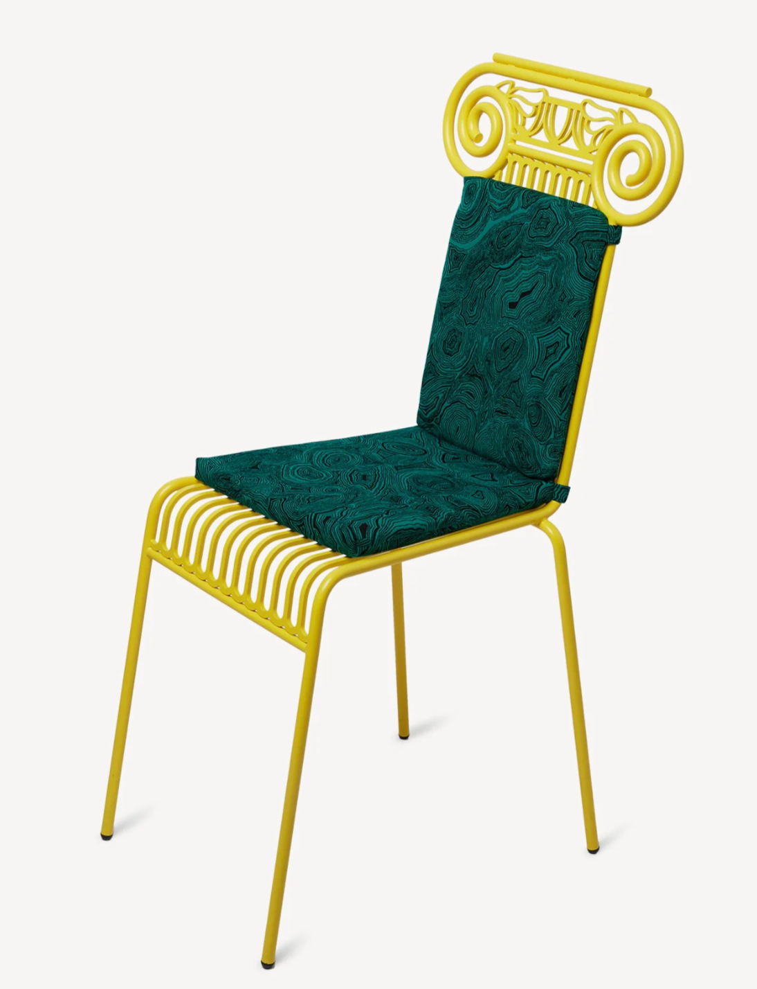 Outdoor Cushion Losanghe Malachite for chair Capitellum in Green/Black - Milk Concept Boutique