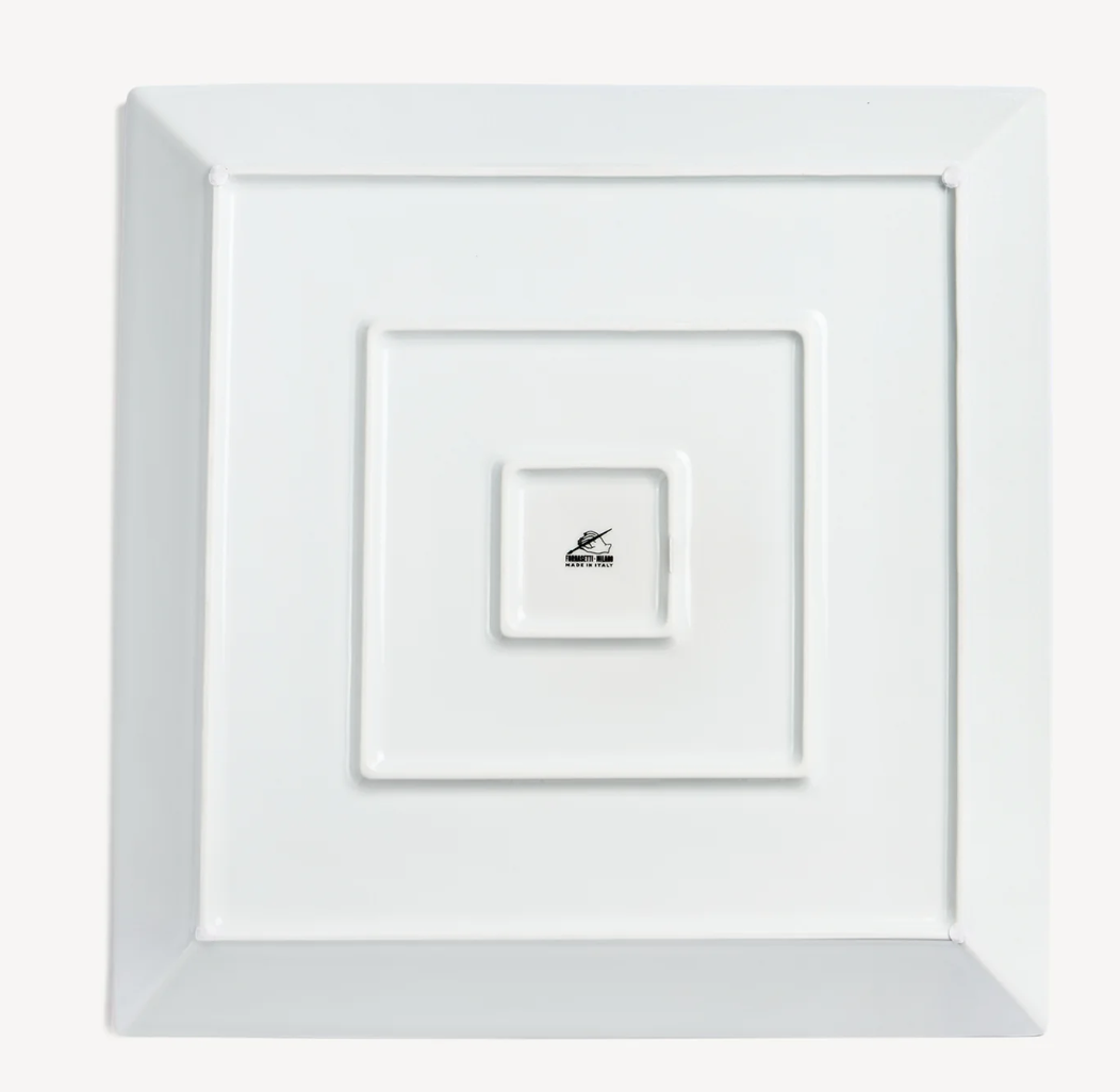 Fornasetti Square Ceramic Tray Mani e Farfalle