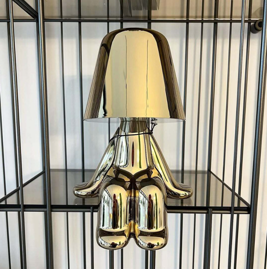 Golden Brothers - Sam Lamp in gold design by Stefano Giovannoni - Milk Concept Boutique