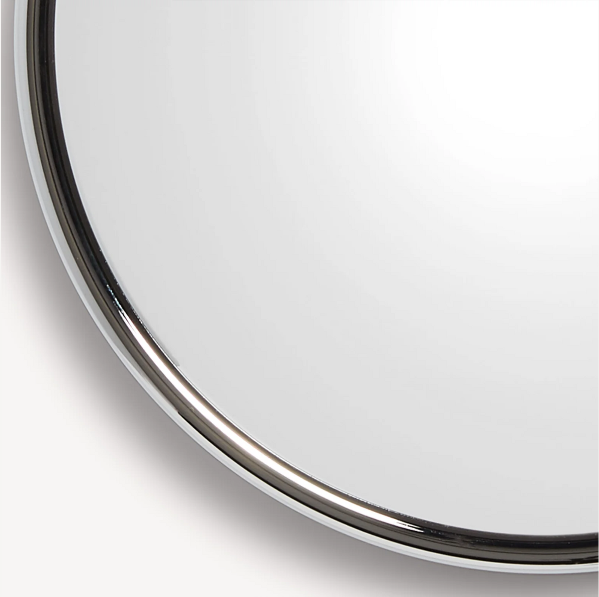 Fornasetti Convex Magic mirror ø30 cm with ring - Chrome frame