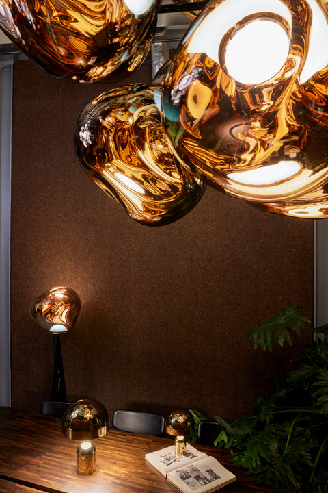 MELT LED CHANDELIER GOLD SMALL Tom Dixon. - Milk Concept Boutique
