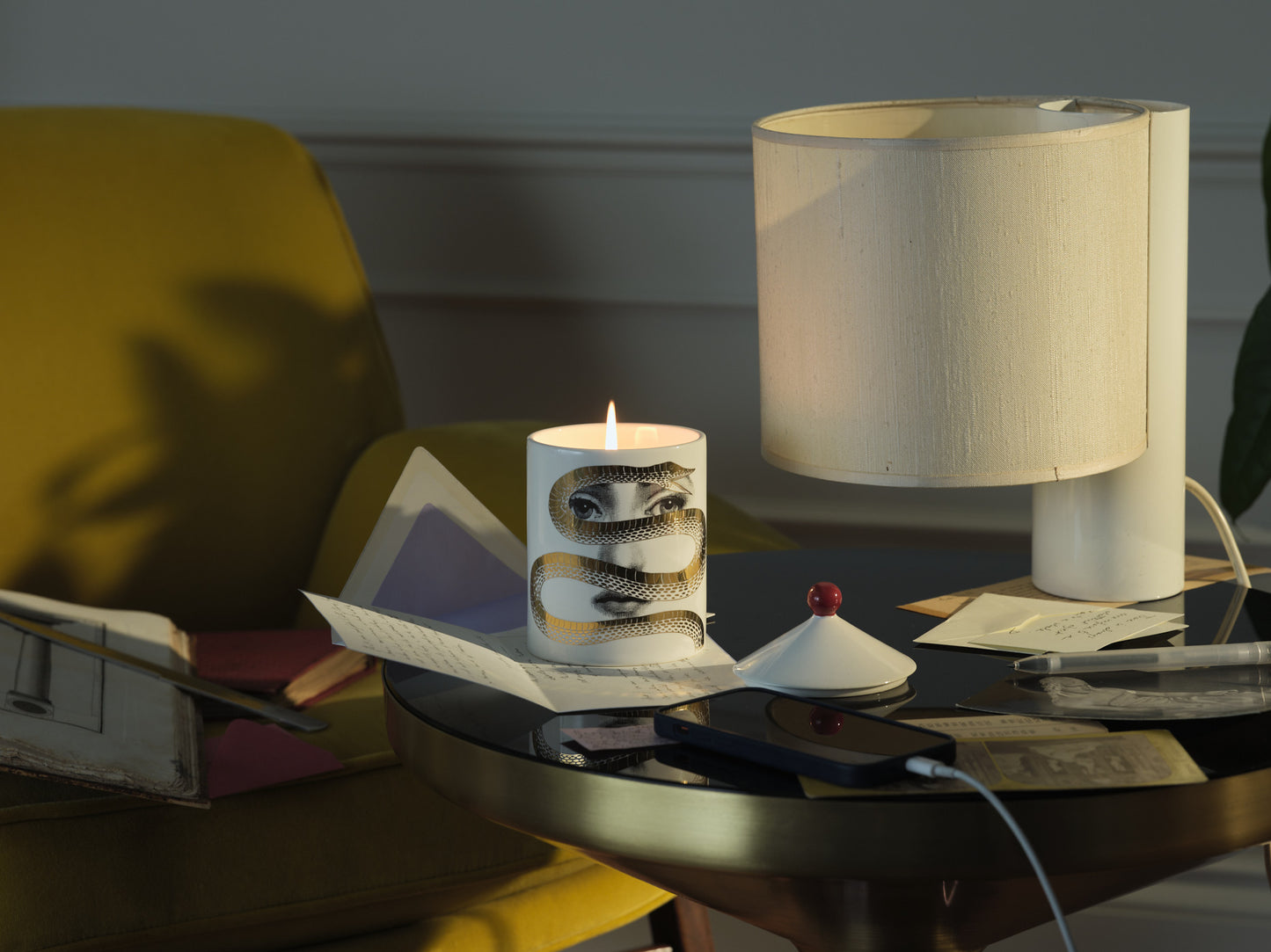 Fornasetti SE POI Scented candle - Décor Peccato Originale - Fragrance Frutto Proibito - Milk Concept Boutique