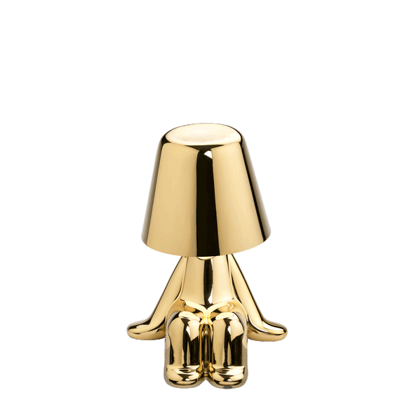 Golden Brothers - Sam Lamp in gold design by Stefano Giovannoni - Milk Concept Boutique