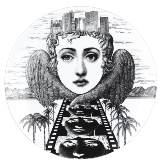 Fornasetti Wall Plate T&V 372 - Milk Concept Boutique