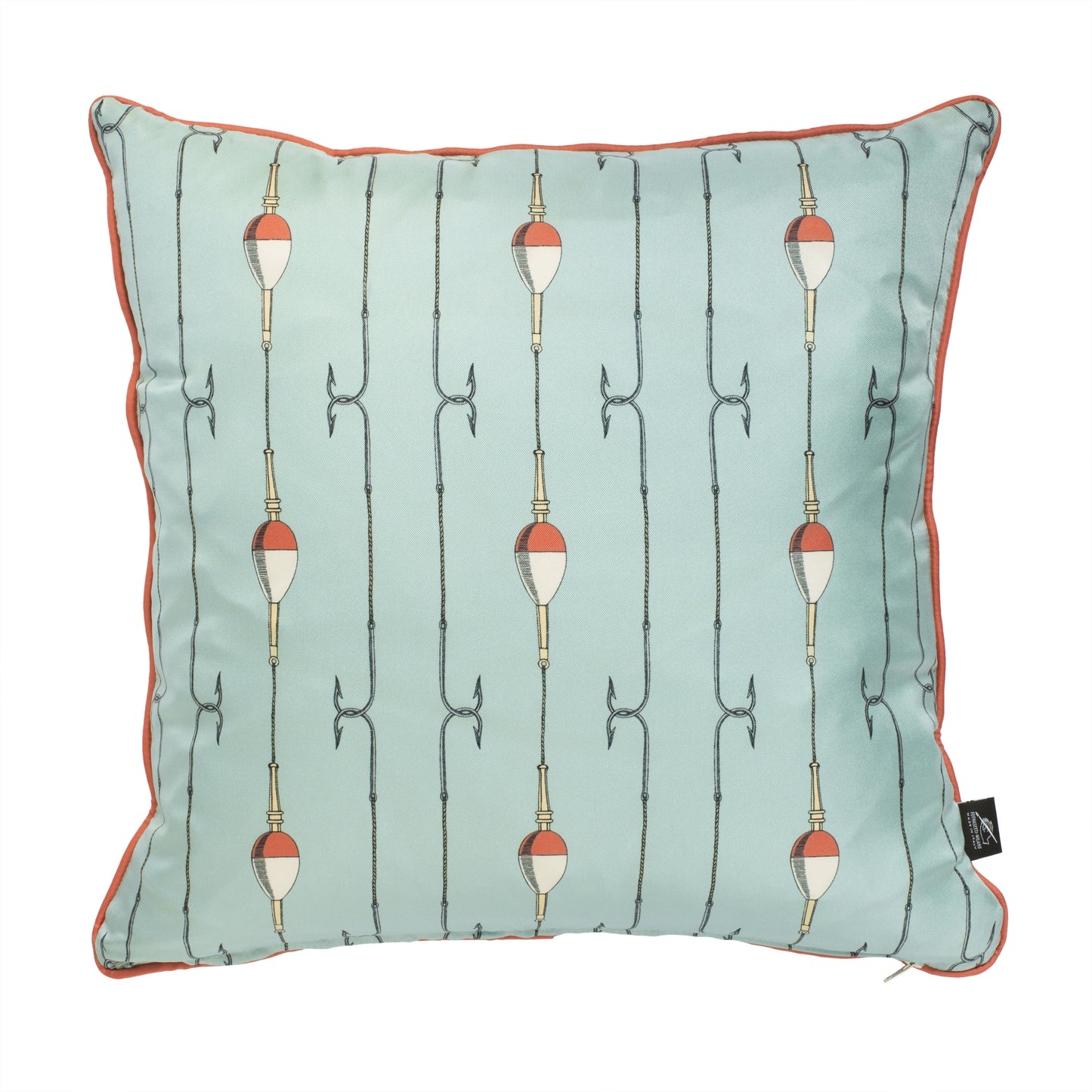 Fornasetti set of 2 Silk cushion Grande Pesche 45x45cm - Milk Concept Boutique