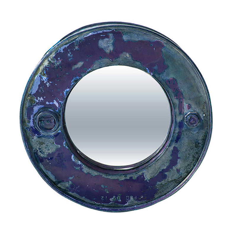 Oil Drum Mirror, Blue - Milk Concept Boutique