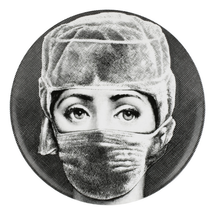 Fornasetti Wall Plate T&V 268 - Milk Concept Boutique