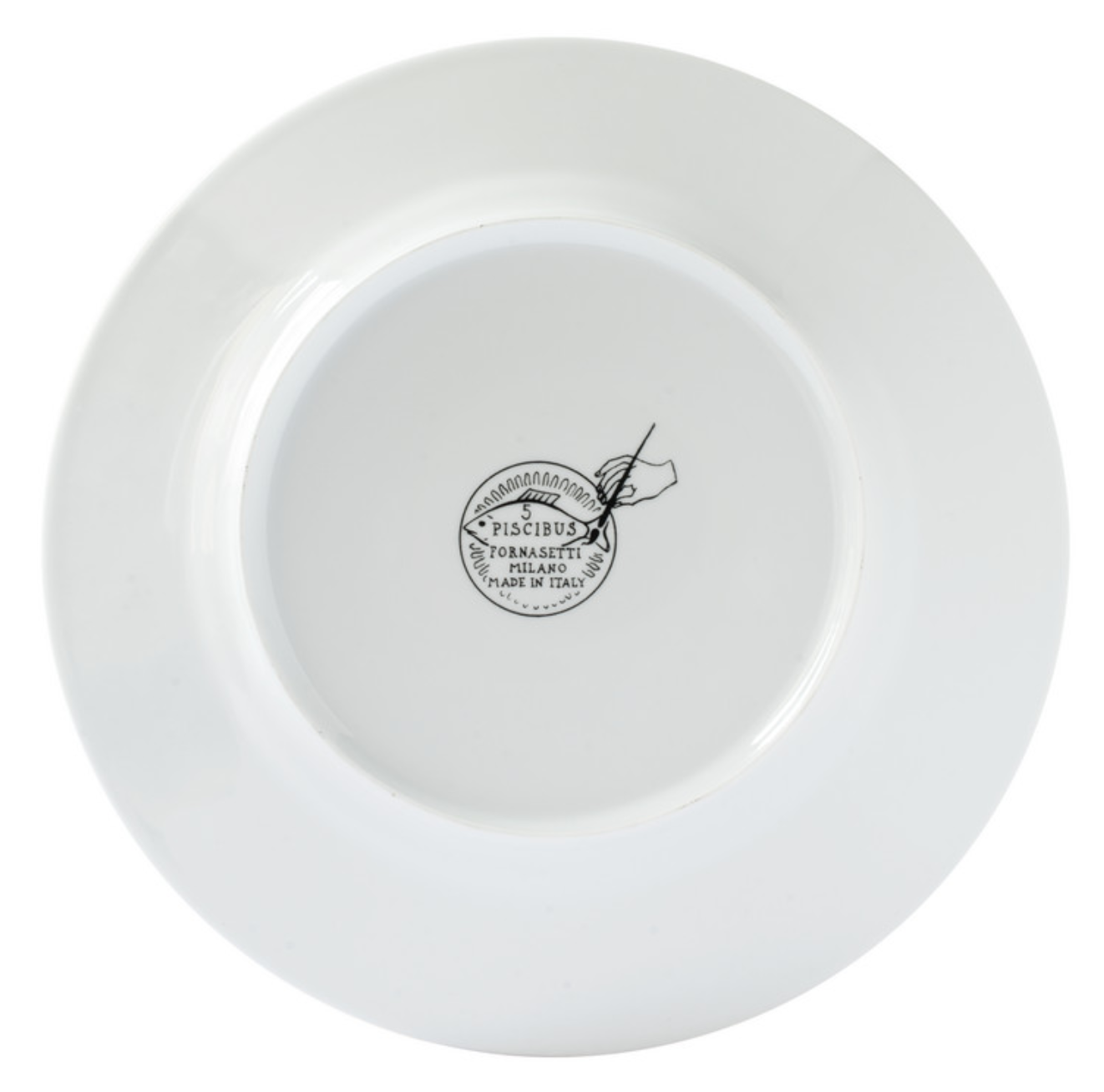 Fornasetti Plate from the set Piscibus n°5 colour - Milk Concept Boutique