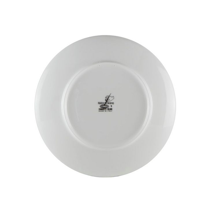 Fornasetti Egocentrismo, set of 6 wall plates, b/w - Milk Concept Boutique