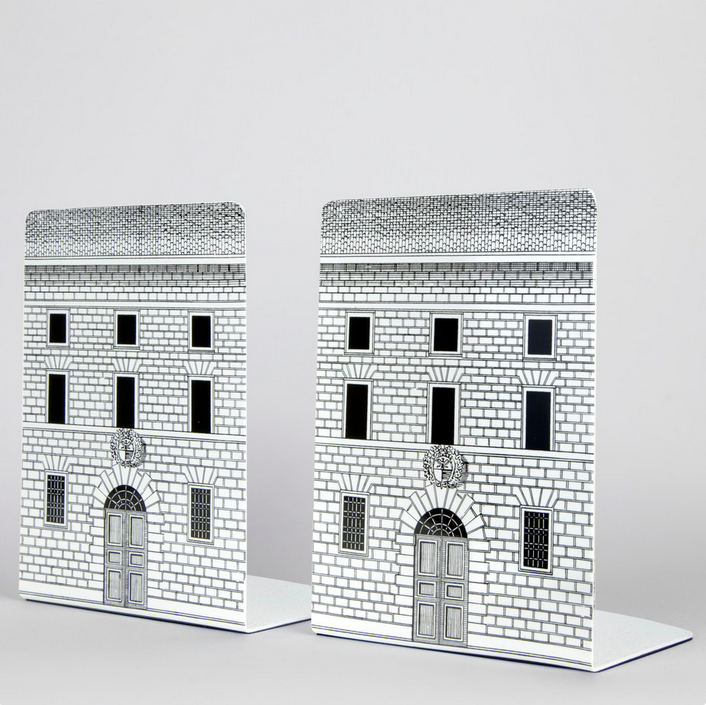 Fornasetti Bookends Architettura black/white - Milk Concept Boutique