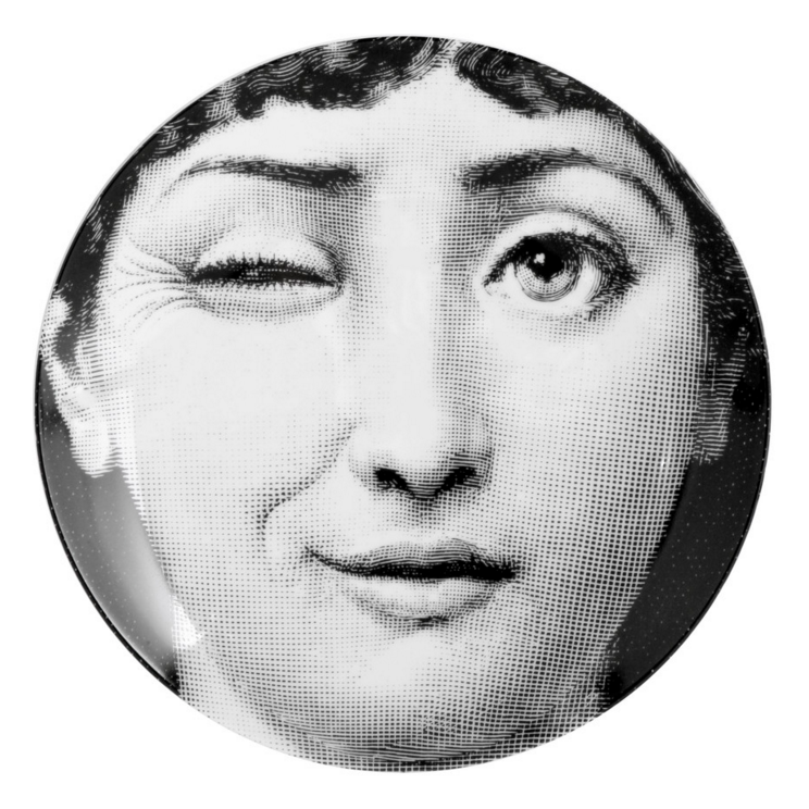 Fornasetti Wall Plate T&V 130 - Milk Concept Boutique