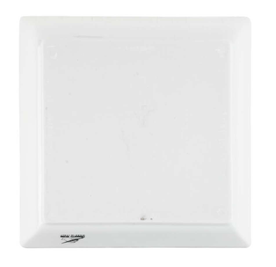 Fornasetti Square plate cm20x20 Don Giovanni black/white - Milk Concept Boutique