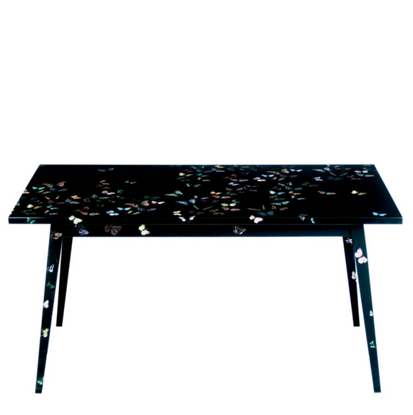 Fornasetti table Rectangular,  Farfalle colour/black - Milk Concept Boutique