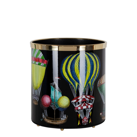 Fornasetti Paper Basket Palloni colour/black - Milk Concept Boutique