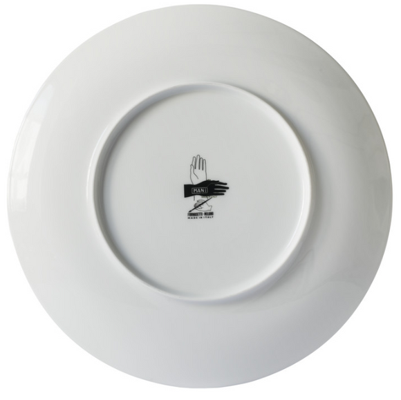 Fornasetti Plate Mani ∅31cm black/white - Milk Concept Boutique