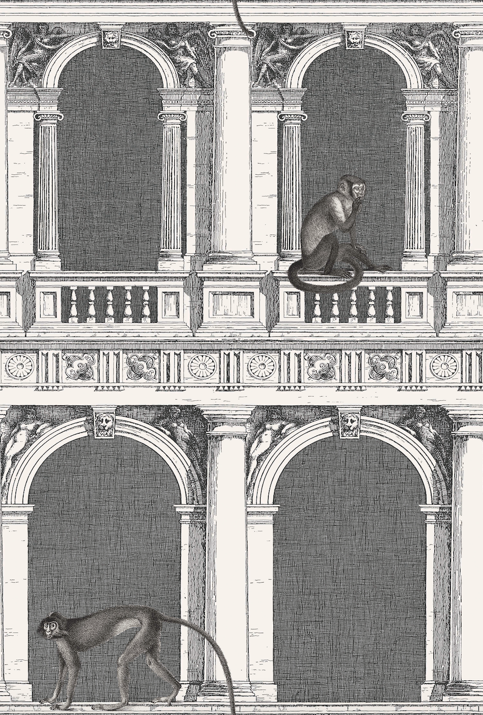 PROCURATIE SCIMMIE wallpaper - Milk Concept Boutique