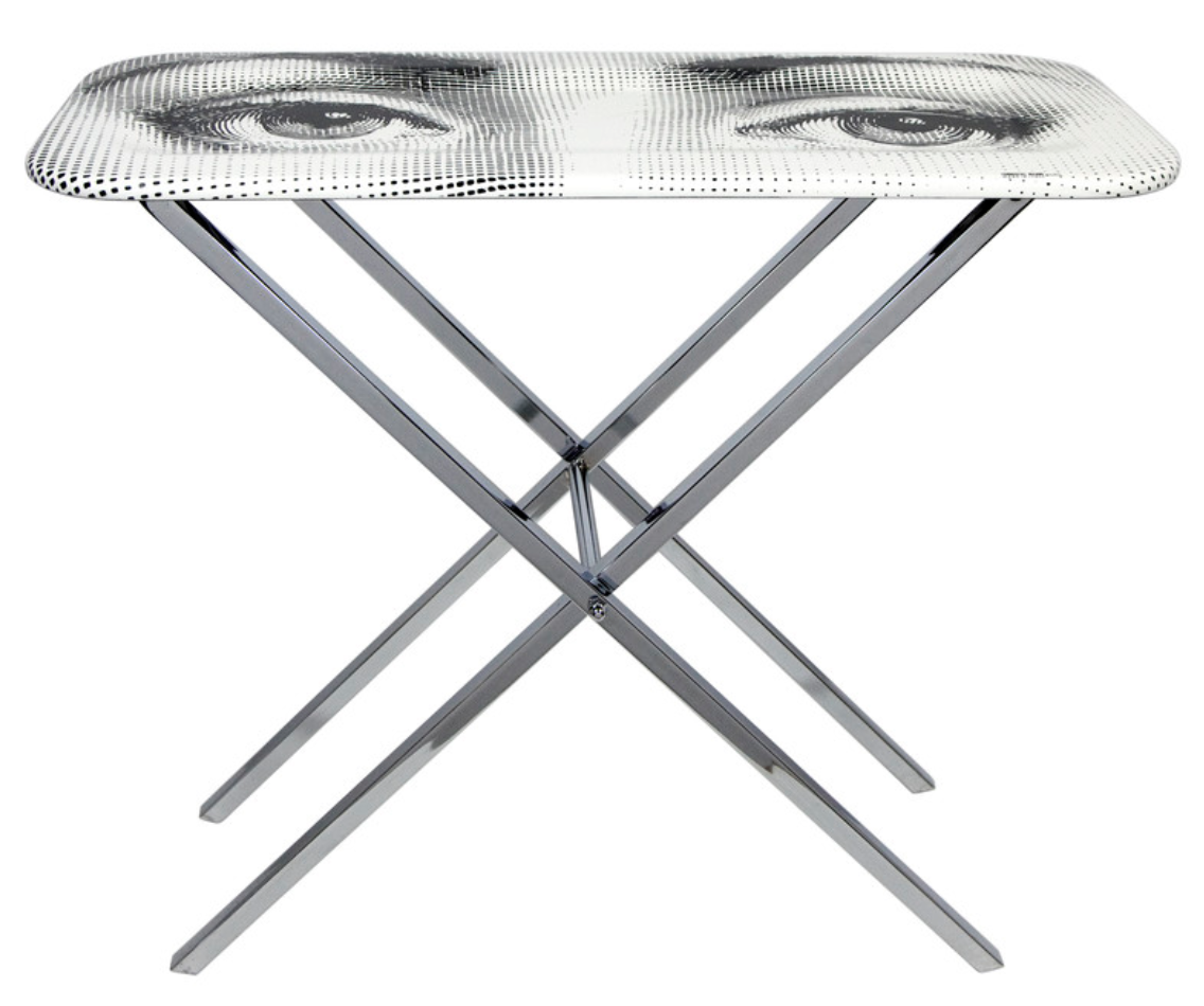 Fornasetti Tray holder 25x60cm Nickel - Milk Concept Boutique