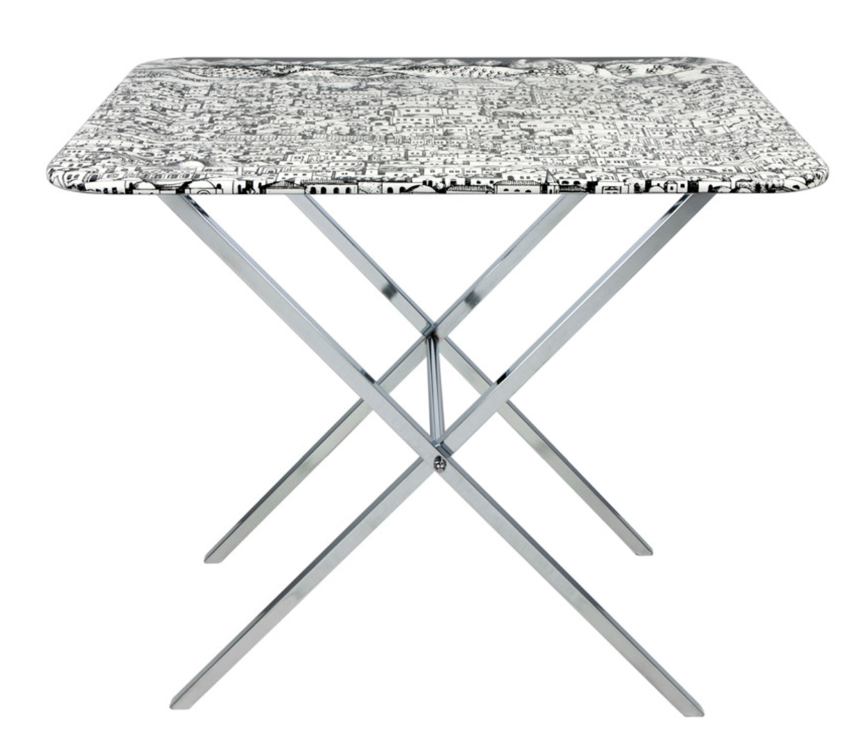 Fornasetti Tray holder 48x60cm Nickel - Milk Concept Boutique