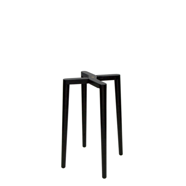 Fornasetti Tray holder ø40 black wood - Milk Concept Boutique