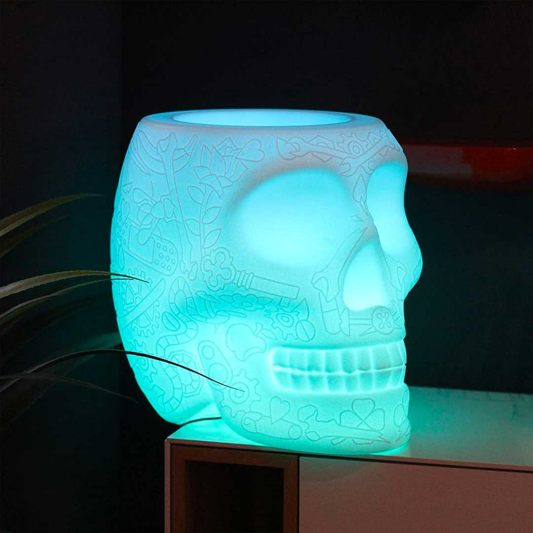 MEXICO Planter and Champagne Cooler Lamp with rechargeable Led by Studio Job - Milk Concept Boutique