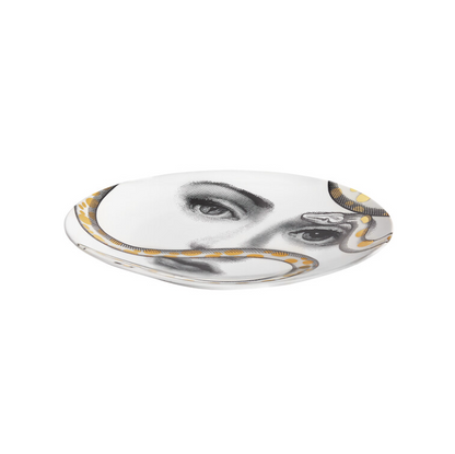 Fornasetti  Wall Plate T&V 409 gold - Milk Concept Boutique