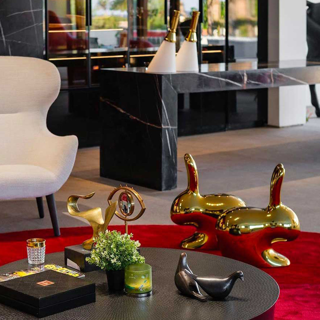 Rabbit Chair Metal Finish by Stefano Giovannoni - Milk Concept Boutique