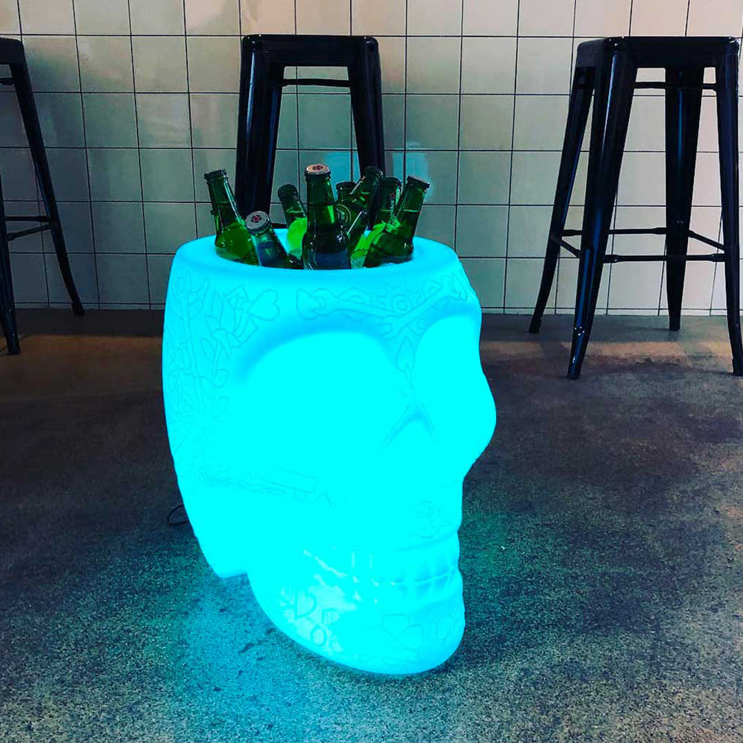 MEXICO Planter and Champagne Cooler Lamp with rechargeable Led by Studio Job - Milk Concept Boutique