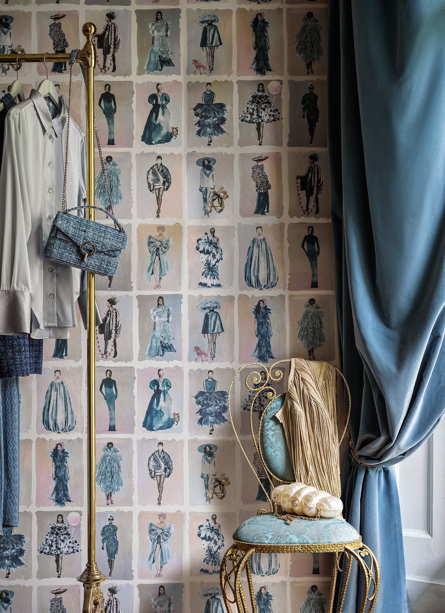 Couture Carousel Wallpaper - Milk Concept Boutique