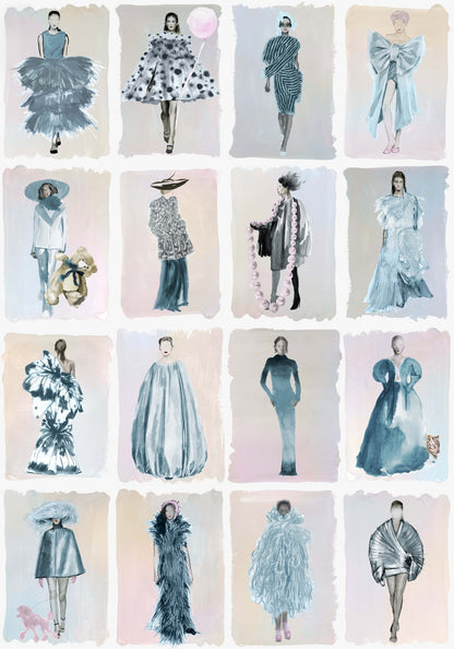 Couture Carousel Wallpaper - Milk Concept Boutique