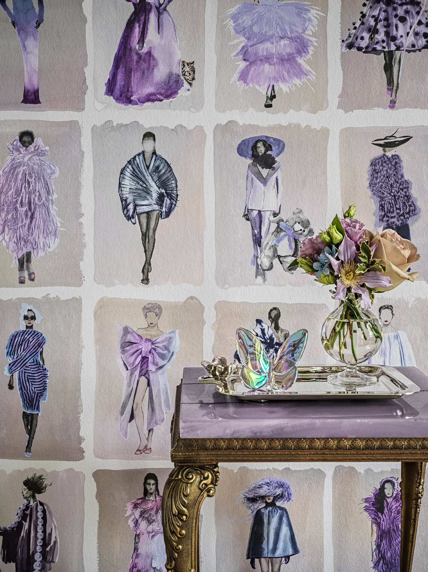 Couture Carousel Wallpaper - Milk Concept Boutique