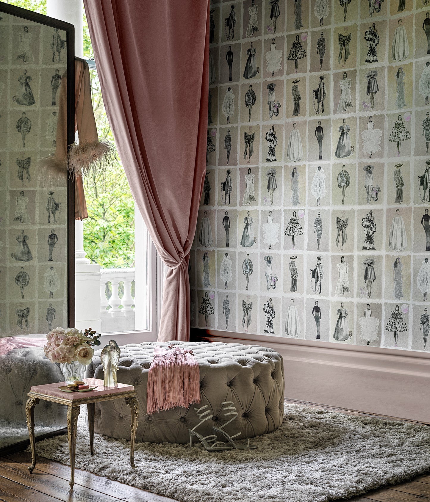 Couture Carousel Wallpaper - Milk Concept Boutique