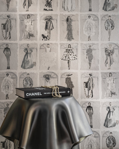 Couture Carousel with Windows Wallpaper - Milk Concept Boutique