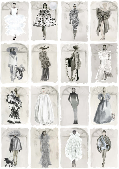 Couture Carousel with Windows Wallpaper - Milk Concept Boutique