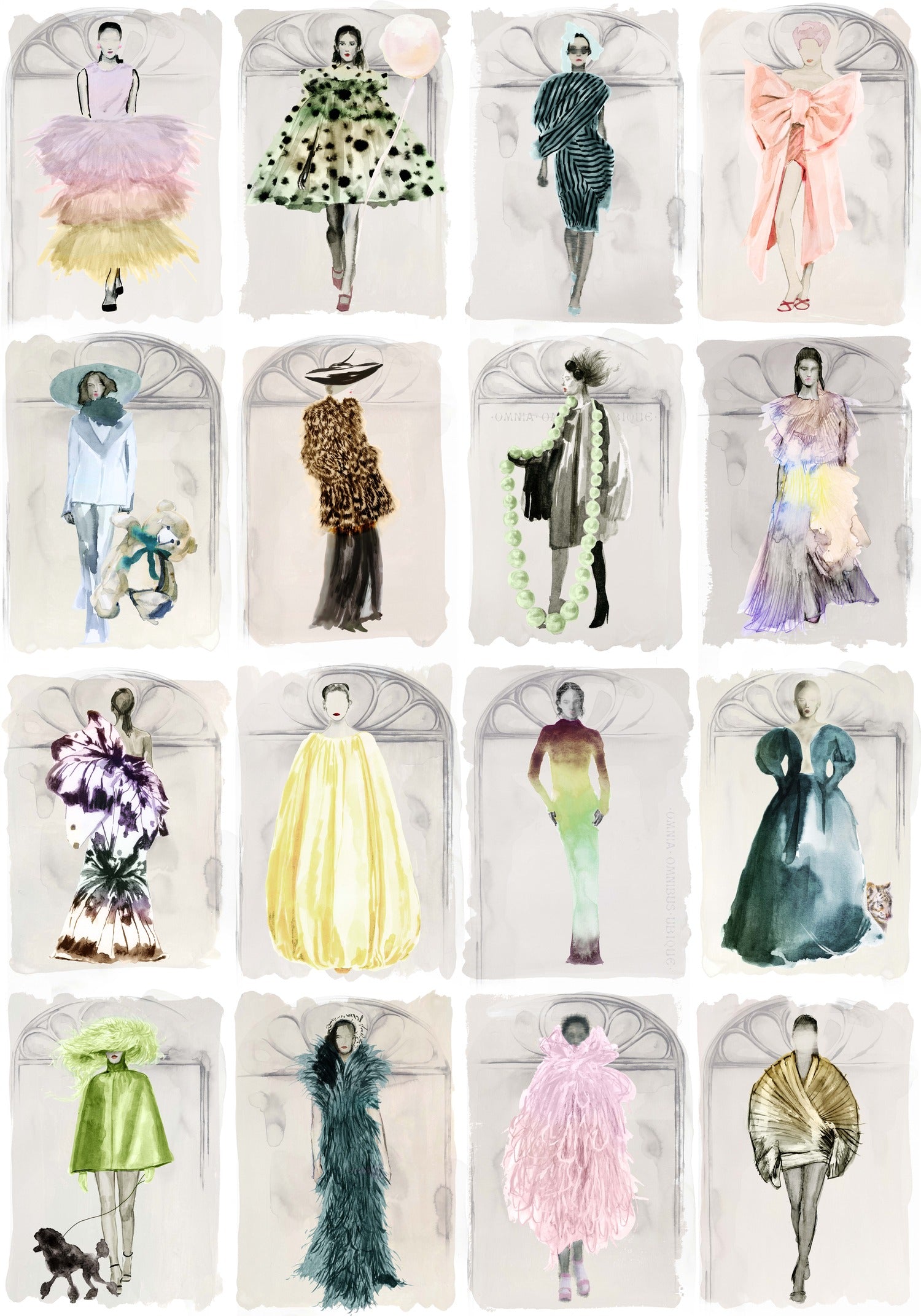 Couture Carousel with Windows Wallpaper - Milk Concept Boutique