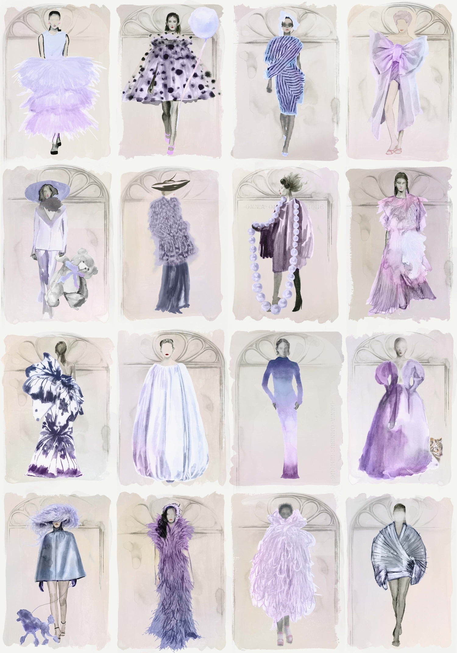 Couture Carousel with Windows Wallpaper - Milk Concept Boutique