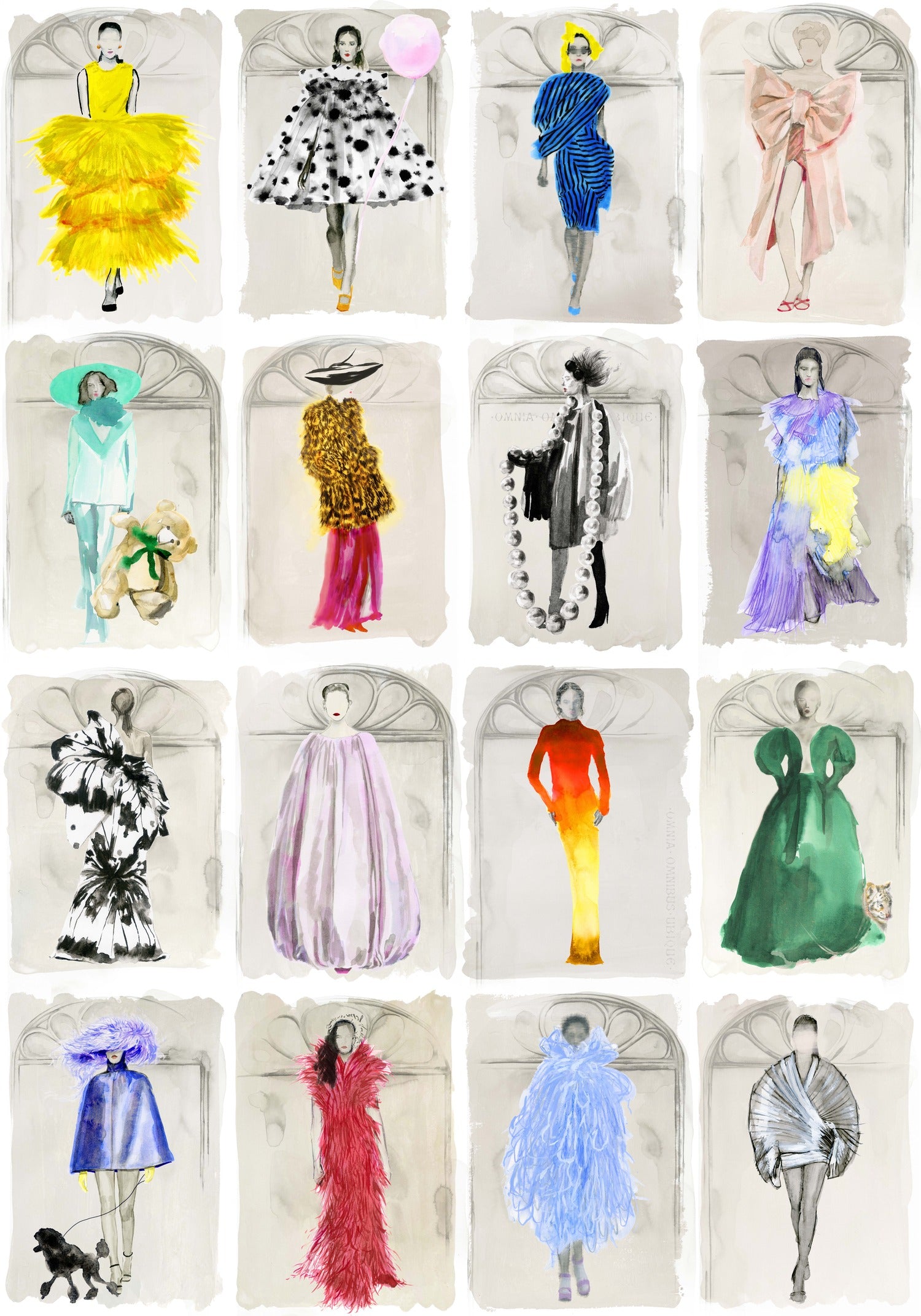 Couture Carousel with Windows Wallpaper - Milk Concept Boutique