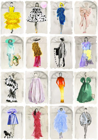 Couture Carousel with Windows Wallpaper - Milk Concept Boutique