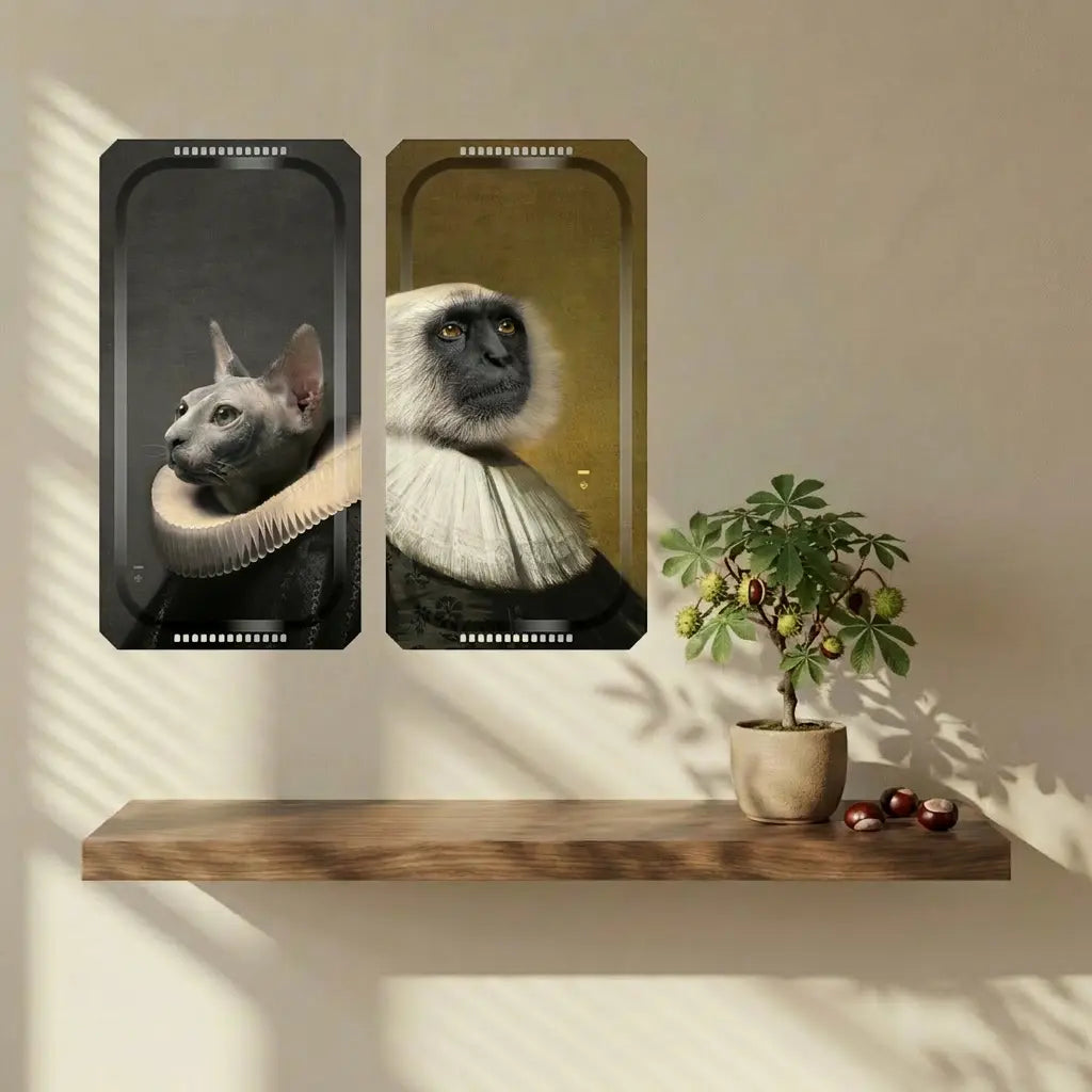 Trays Le Senge et le Chat Duo by Ibride - Milk Concept Boutique