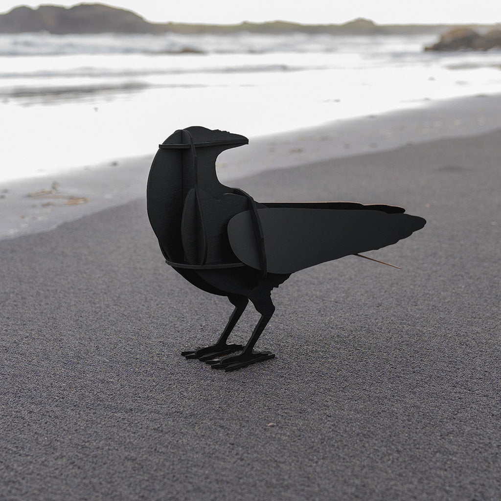 The Great Ravens GUSTAV Black Wood by Ibride - Milk Concept Boutique