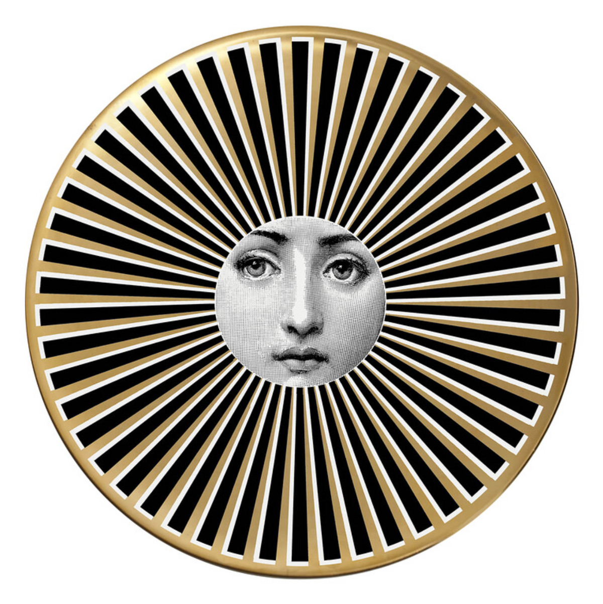 Fornasetti  Wall Plate T&V 247 gold
