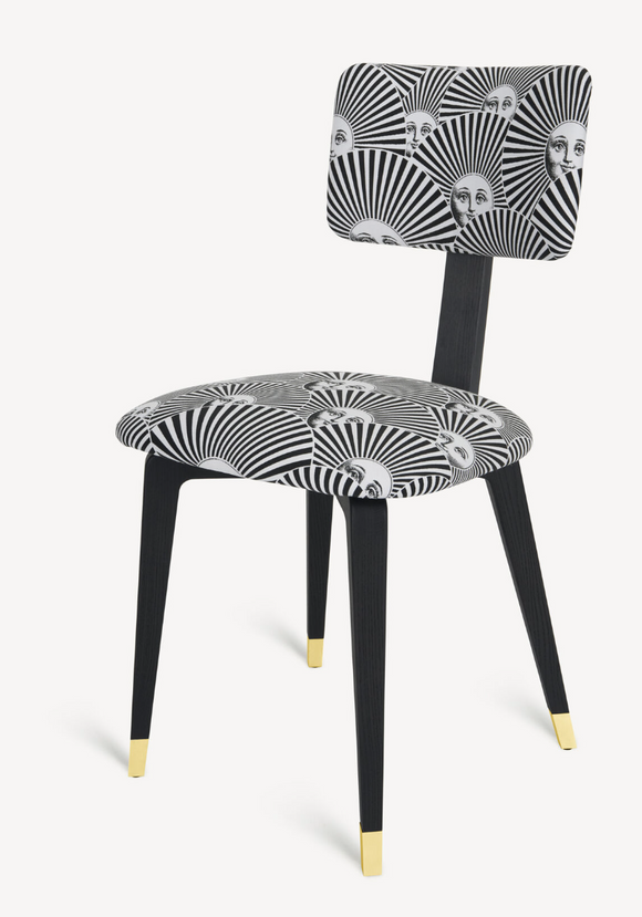 Fornasetti Upholstered chair Soli a ventaglio - Milk Concept Boutique