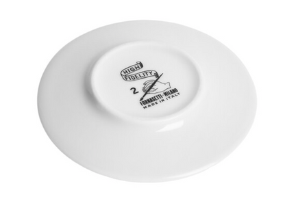 Fornasetti Coffee cup High Fidelity  Stellato black/white