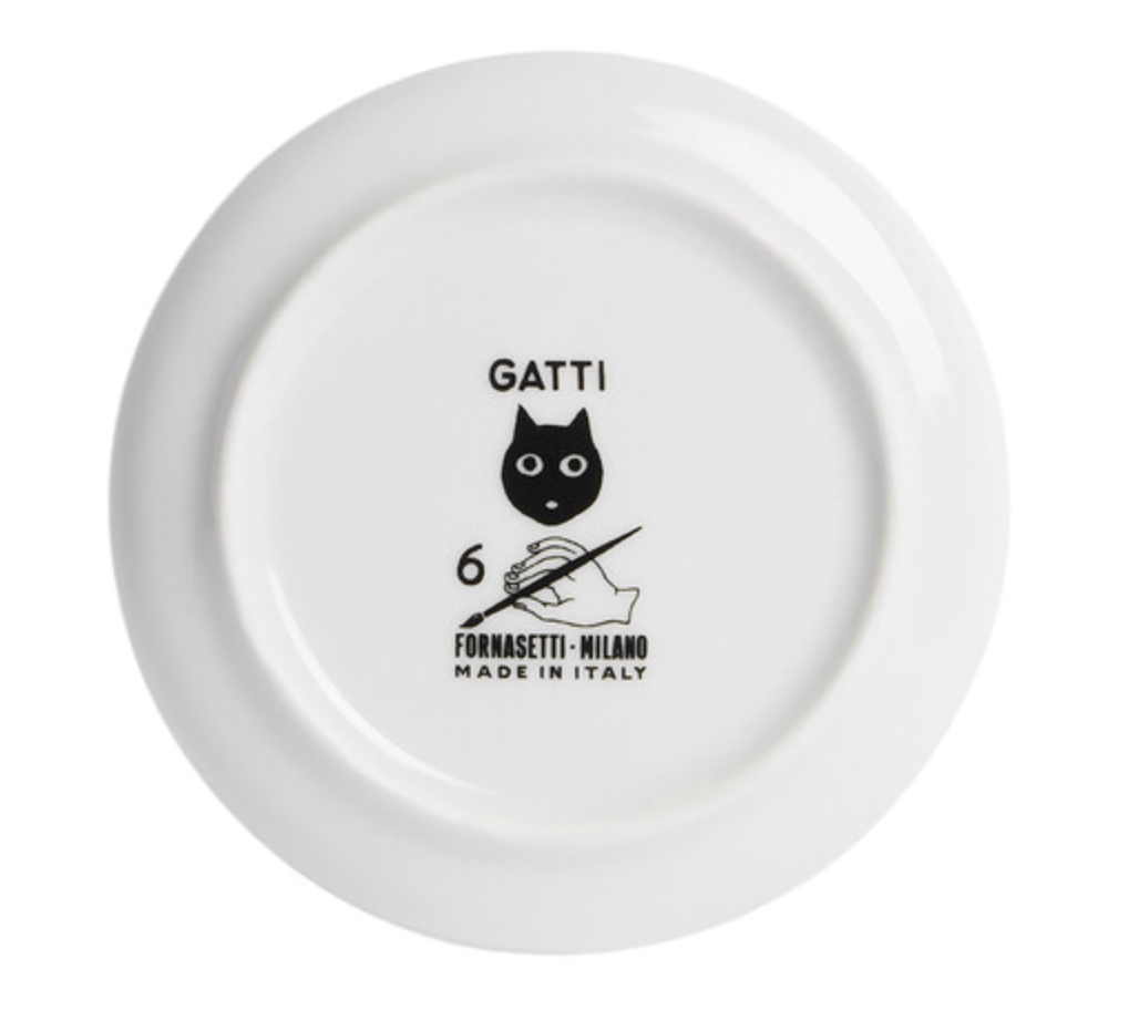 Fornasetti coaster GATTO nr 1