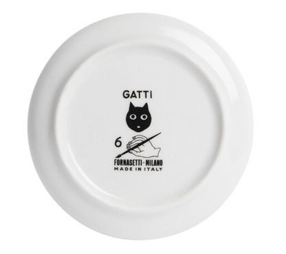 Fornasetti coaster GATTO nr 1