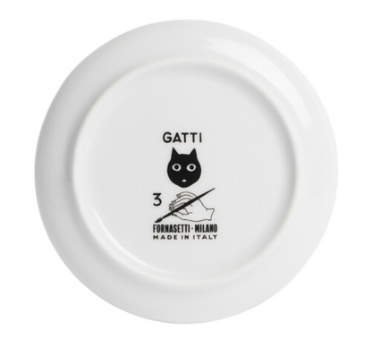 Fornasetti coaster GATTO nr 3 - Milk Concept Boutique