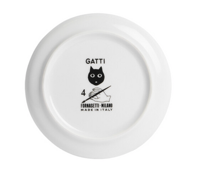 Fornasetti coaster GATTO nr 4 - Milk Concept Boutique